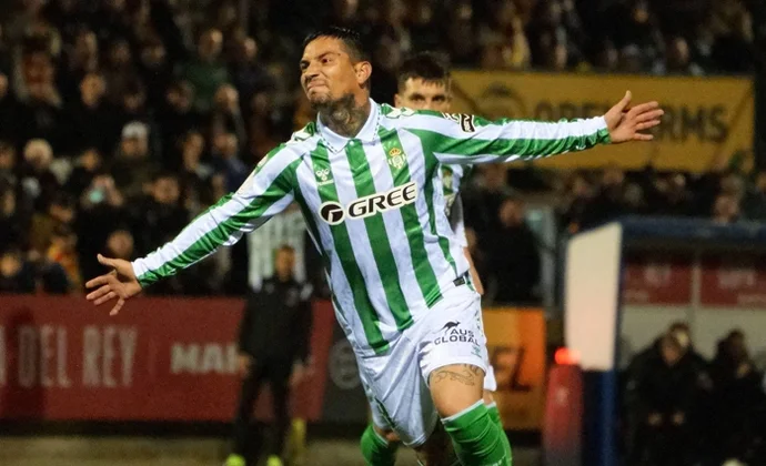 Ficha técnica de la Copa del Rey: Sant Andreu 1-3 Betis