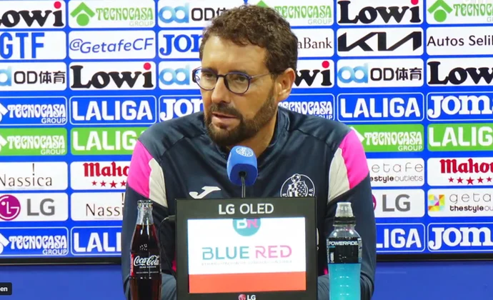 Bordalás, sobre Mayoral, Aleñá, Berrocal, Yildirim, la posibilidad de jugar con dos puntas y el Espanyol