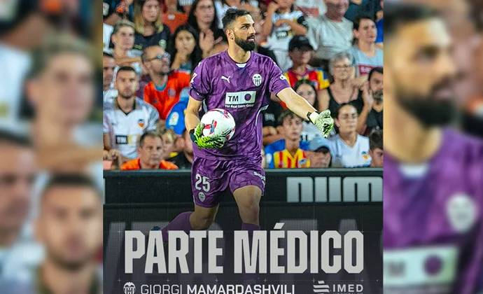 Parte médico oficial de Giorgi Mamardashvili y periodo estimado de baja