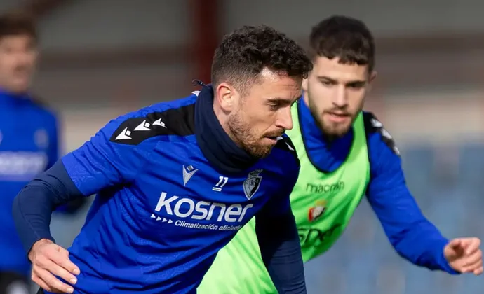 Osasuna retoma los entrenamientos en Tajonar sin los dos lesionados