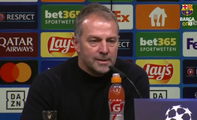 Flick analiza el triunfo en rueda de prensa y destaca a Ferran y Fermín