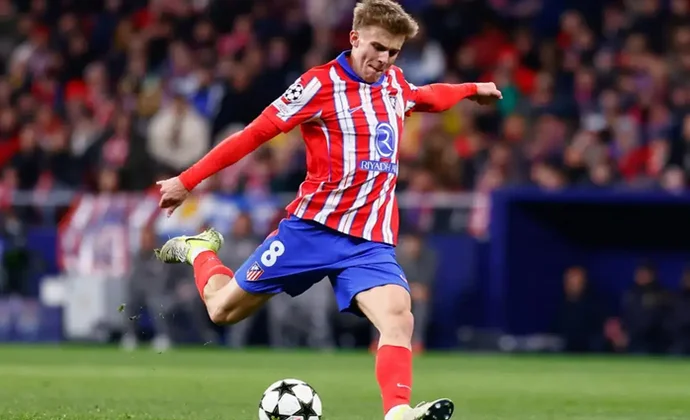 Pablo Barrios no tiene ninguna molestia y su cambio ayer solo fue por cansancio