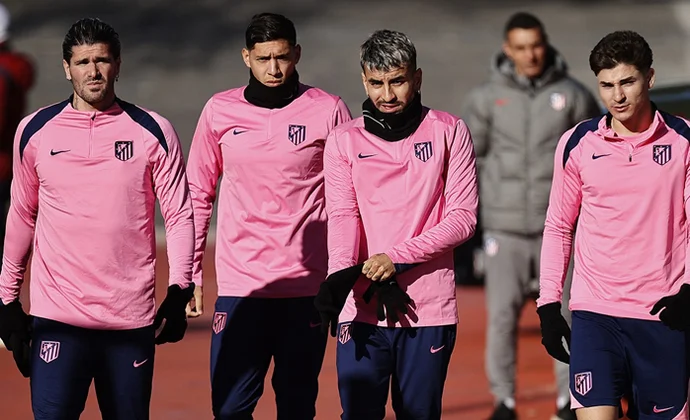 El Atlético vuelve al trabajo con la enfermería vacía