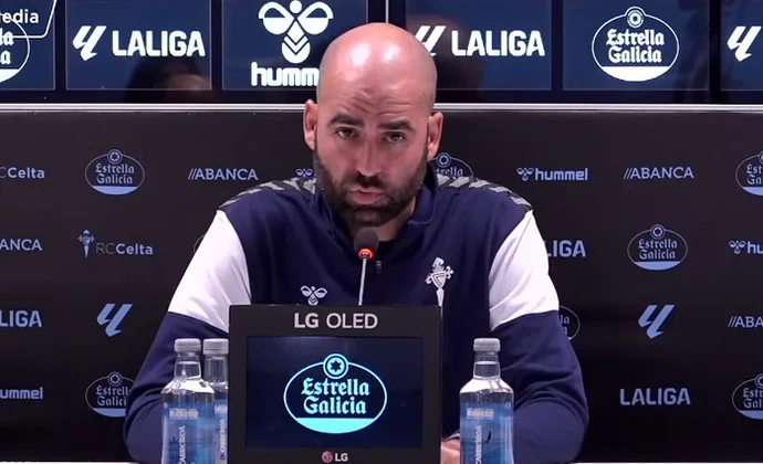 Giráldez, sobre Carreira, Damián, Aspas, Navas, el sistema y el partido contra el Sevilla