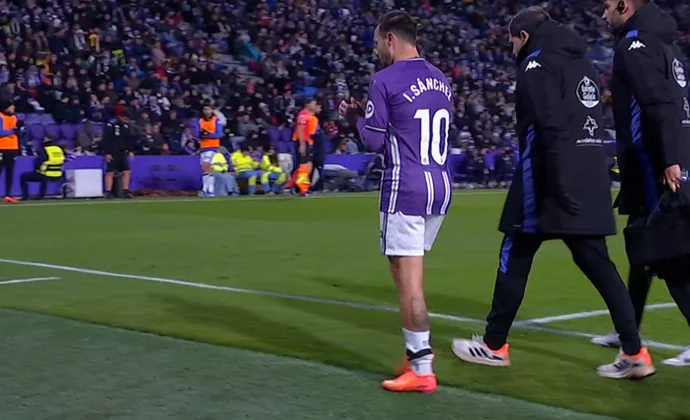 Iván Sánchez pidió el cambio por algún tipo de problema físico