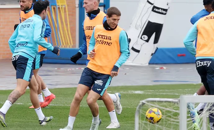 Brasanac vuelve al grupo. Neyou y Nastasic gestionan las cargas en el gimnasio