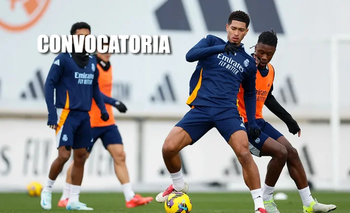 Ancelotti convoca a 22 jugadores para el partido de Vallecas