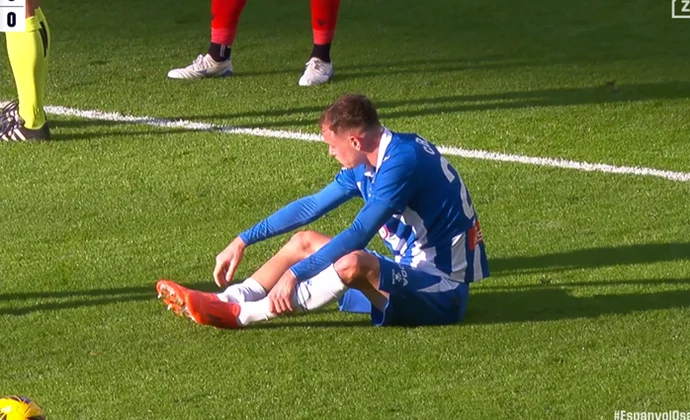 Irvin Cardona pidió el cambio por algún problema físico