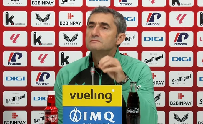 Valverde, sobre Yeray, Nico Williams, Djaló, Villalibre, la portería y el Alavés