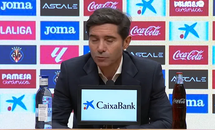 Marcelino analizó la derrota y habló de Cardona, Bailly, Gerard y Ayoze