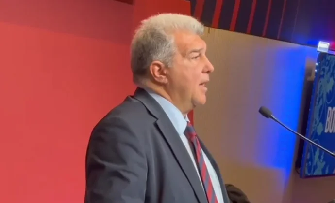 Laporta explica las diferentes fórmulas para inscribir a Olmo y Pau Víctor el 1 de enero