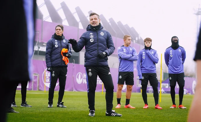 Raúl Moro, Amallah y Luis Pérez siguen al margen en el entrenamiento del martes