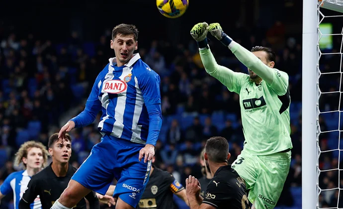 Jornada 13: Espanyol 1-1 Valencia. Estadísticas y puntos fantasy