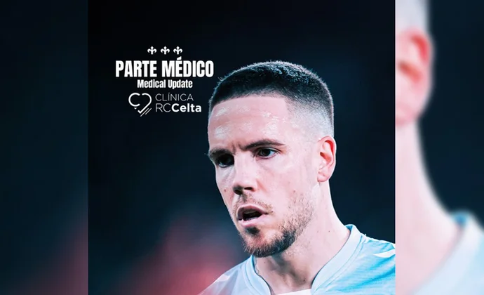 Parte médico oficial de Mihailo Ristic y periodo estimado de baja