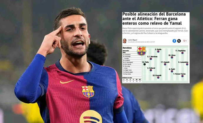 Javier Miguel ignora la información de MD y apuesta por Olmo y Ferran