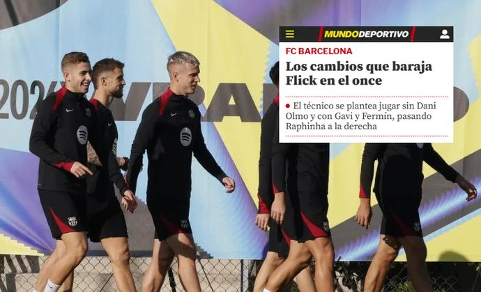 Mundo Deportivo asegura que Ferran y Olmo serán suplentes mañana