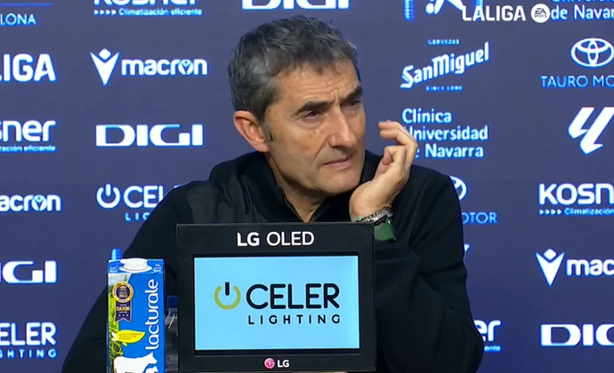 Valverde celebra el triunfo y habla de Unai Simón, Sancet y Guruzeta