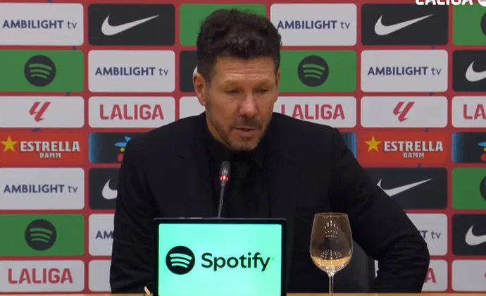 Simeone analiza el plan de partido y habla de Sorloth, Oblak y Giménez
