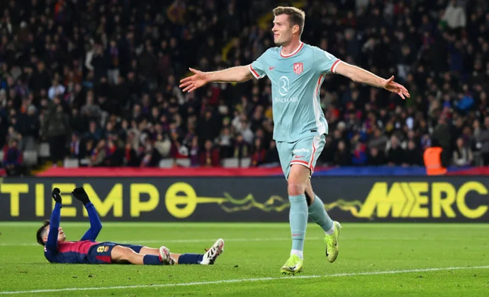 Jornada 18: Barcelona 1-2 Atlético. Estadísticas y puntos fantasy