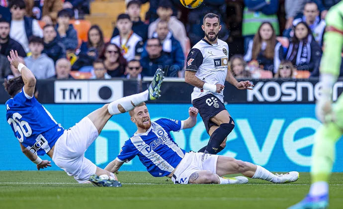 Jornada 18: Valencia 2-2 Alavés. Estadísticas y puntos fantasy