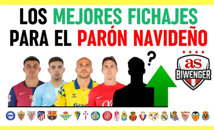 Los Mejores Fichajes para el parón Navideño, por Scouting Biwenger