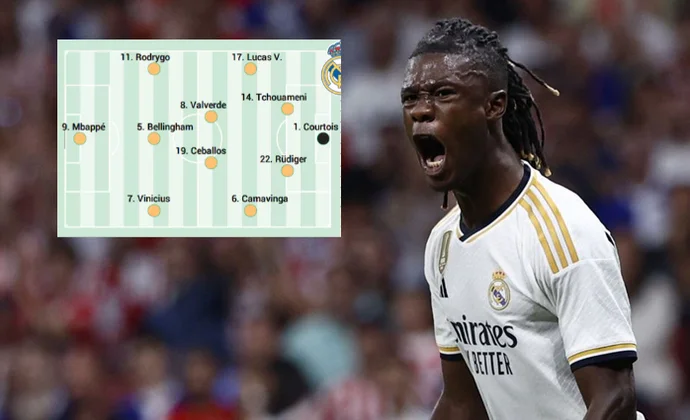 As apuesta por Camavinga de lateral izquierdo en Mestalla