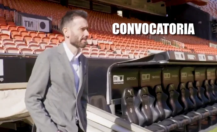 Convocatoria de Carlos Corberán para recibir al Real Madrid