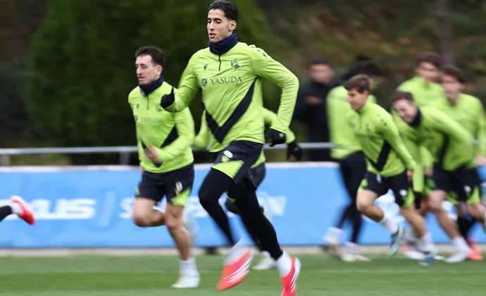 Sesión de viernes en Zubieta sin Zubimendi, Sadiq ni Becker