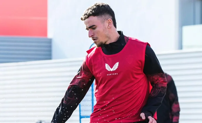 El Sevilla completa la sesión del viernes con Pedrosa, pero sin Gudelj ni Iheanacho