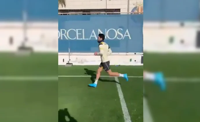 Pedraza ya hace carrera continua y entra en el último mes de su recuperación