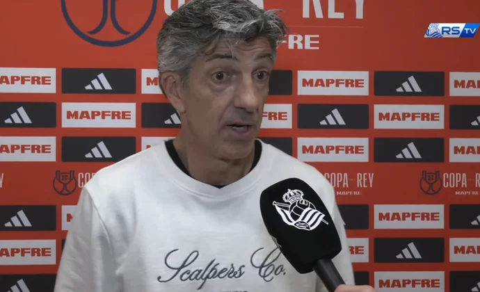 Imanol celebra el triunfo y habla de Marrero, Aguerd, Urko, Zakharyan y Marín