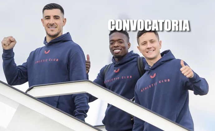 El Athletic se desplaza a Arabia con toda la plantilla y pendiente de los lesionados