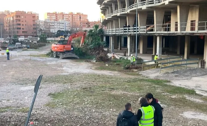 El Valencia reanuda las obras del Nou Mestalla dieciséis años después