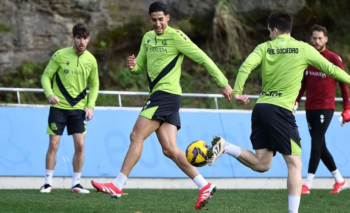 Zubimendi recibe el alta tras completar otro entrenamiento y Becker sigue ausente