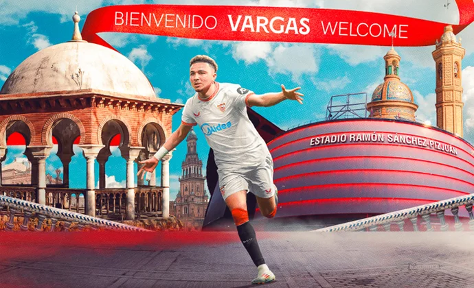Rubén Vargas es oficialmente nuevo jugador del Sevilla FC
