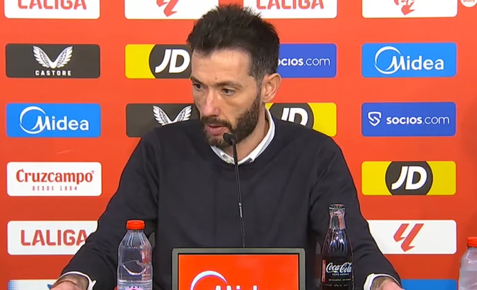 Corberán analiza el empate, habla de la situación del equipo, Mamardashvili y del corte de Gayà