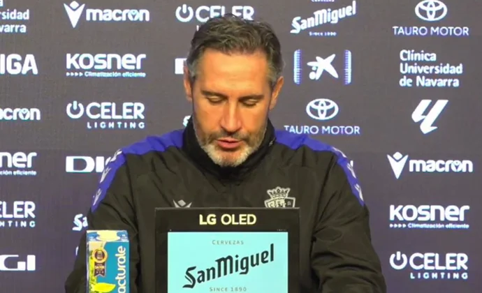 Vicente Moreno, sobre Bryan, Muñoz, Catena, Javi Martínez, el sistema, las rotaciones y el Atlético