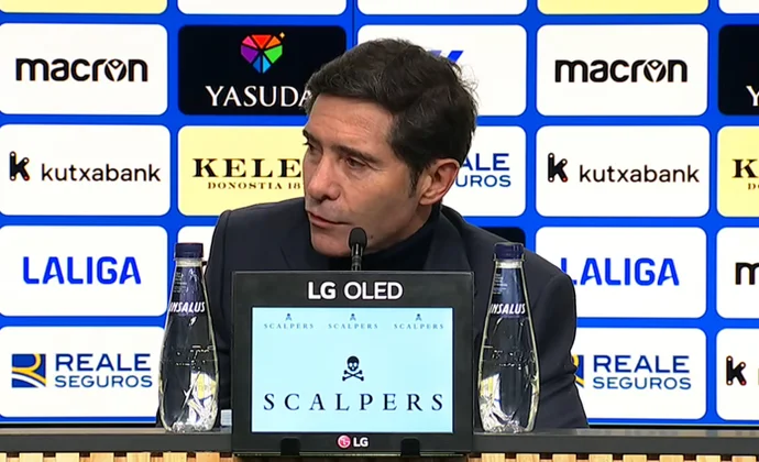 Marcelino cree que la derrota es injusta y habla de Kubo, Foyth, Kambwala, Denis y la fragilidad defensiva