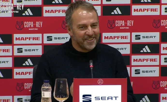 Flick analiza el triunfo y habla de Lewandowski, Olmo, Gavi, Yamal, Pedri, Araujo, De Jong y Ansu Fati