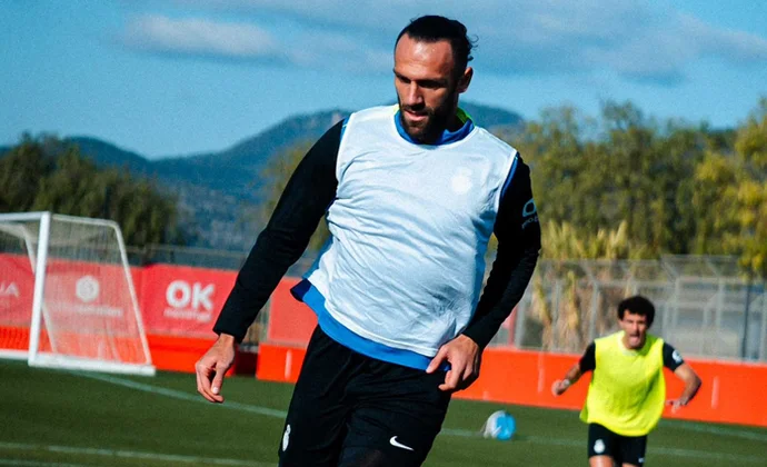 Muriqi vuelve al grupo y Morlanes sigue con su recuperación