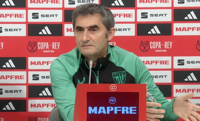 Valverde, sobre Sancet, Ander Herrera, Galarreta, Nico Williams, las rotaciones, el mercado y Osasuna