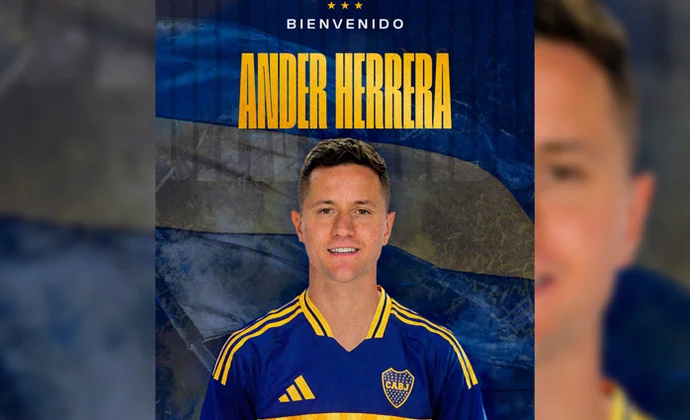 Ander Herrera es oficialmente nuevo jugador de Boca Juniors