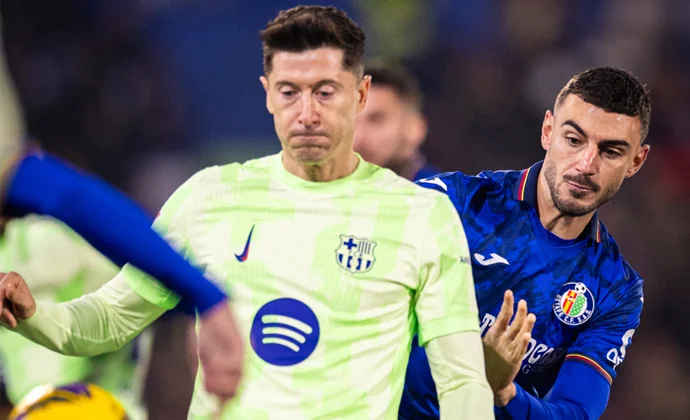 Jornada 20: Getafe 1-1 Barcelona. Estadísticas y puntos fantasy