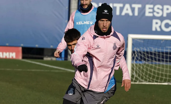 El Espanyol completa una sesión de recuperación sin los dos lesionados