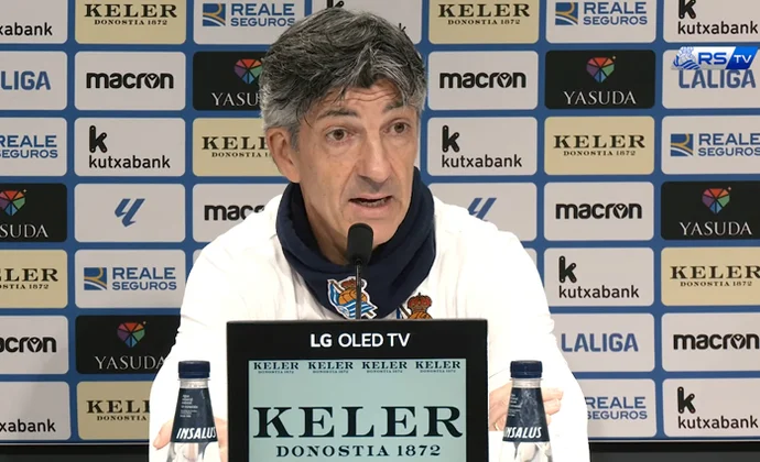 Imanol explica cómo llega el equipo físicamente y habla de Odriozola, Sadiq, el Valencia y las rotaciones