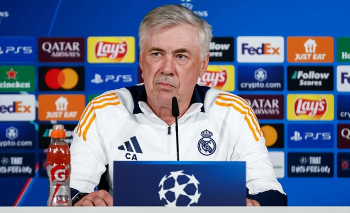 Ancelotti habla del nivel del Mbappé y el partido contra el RB Salzburg