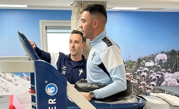 Aspas entra en las últimas dos semanas de su recuperación