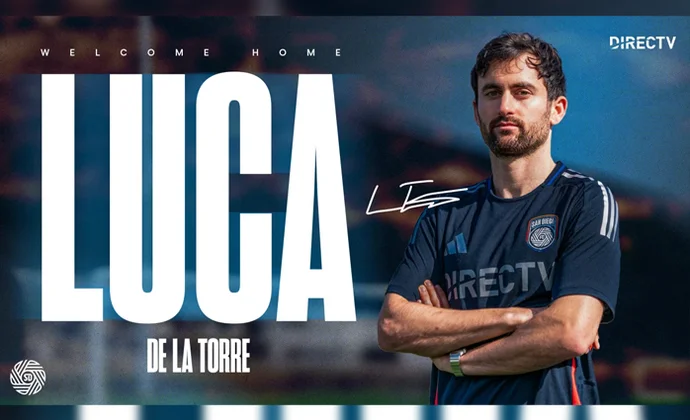 El RC Celta hace oficial la cesión de Luca de la Torre al San Diego