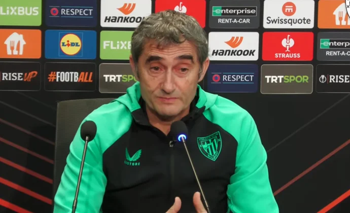 Valverde, sobre Nico Serrano, Sancet, la portería y el Besiktas