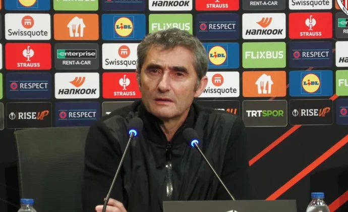 Valverde analiza la derrota, reconoce la superioridad del Besiktas y habla de Galarreta
